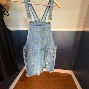 Harper Light Blue Denim Overalls